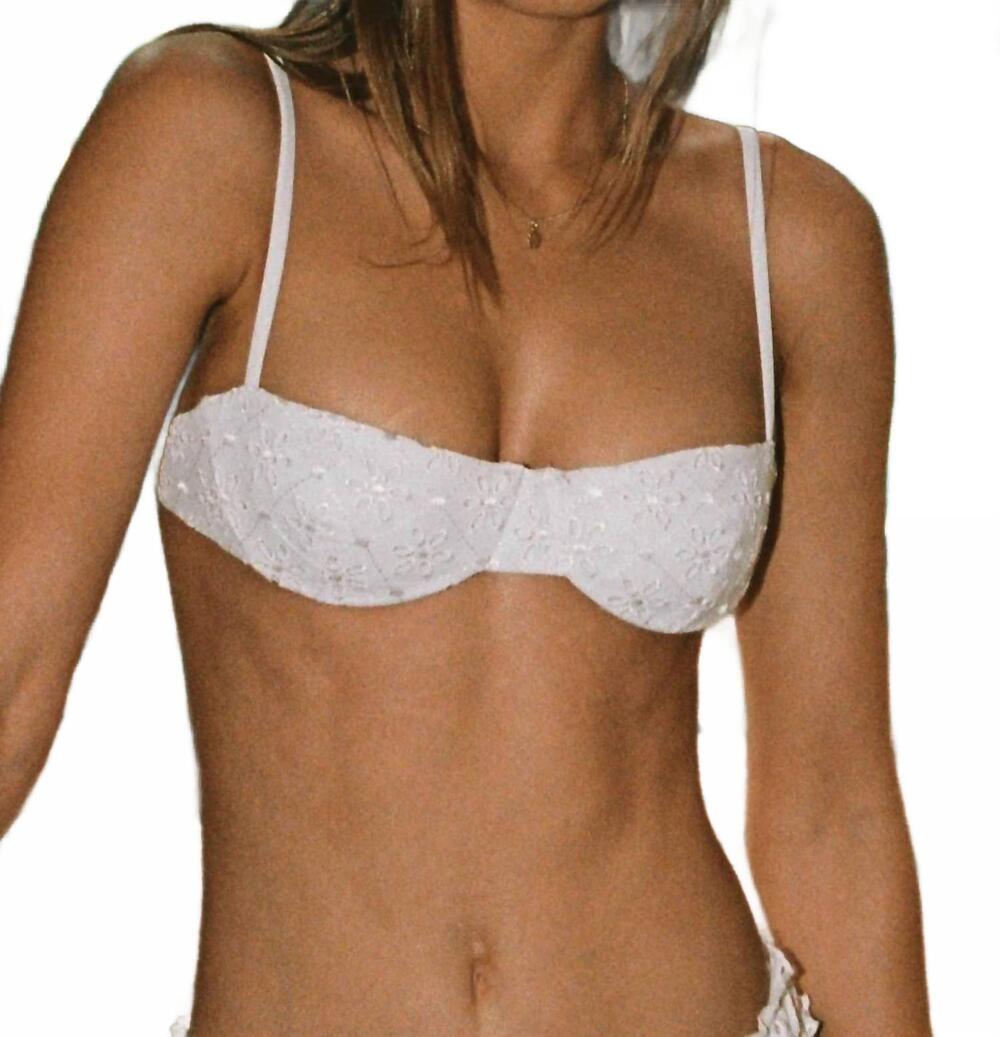 NEW JULIET women's the ingrid top in broderie anglaise